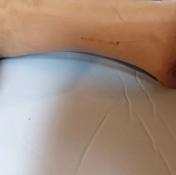 ∆-Salvatore Ferragamo Saks Fifth Ave Black Leather 1970s Pumps Vintage Size:8AAA - Picture 6 of 8